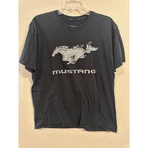 Ford Mustang Graphic T-Shirt Horse Logo Tee Car‎ Enthusiast XL